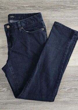 Michael KORS Women's Dark Blue Denim Jeans Size US 8